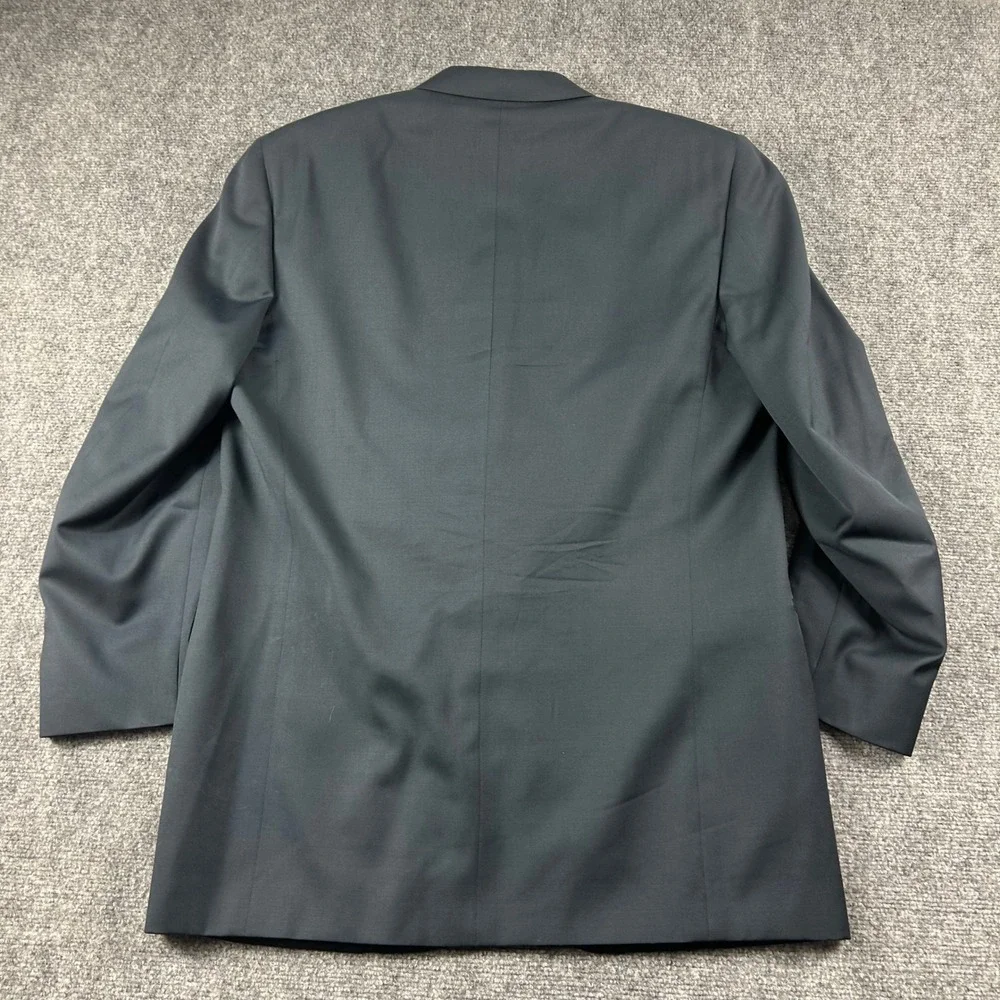 Canali Proposta‎ Blazer Mens 52 L Dark Gray Pure Wool 3-Button Sport Coat Italy